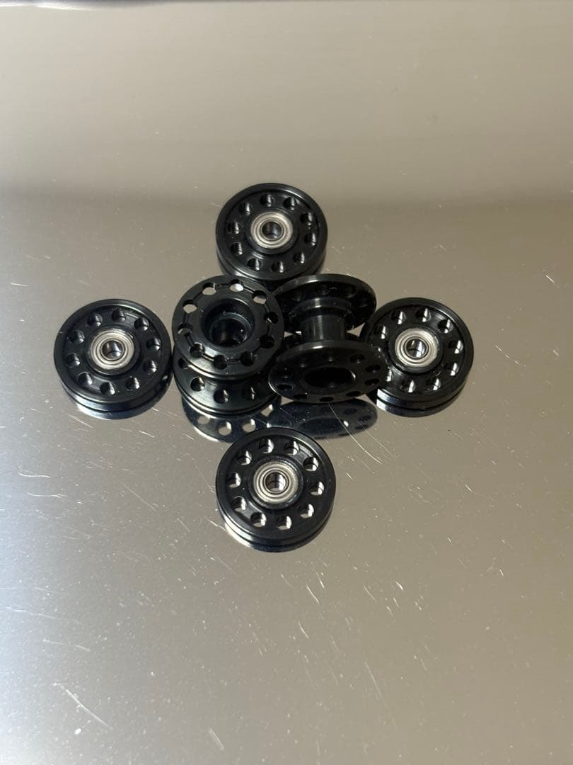 ミニ四駆 13mmオールアルミベアリングローラー＋WA アルマイト - メルカリ