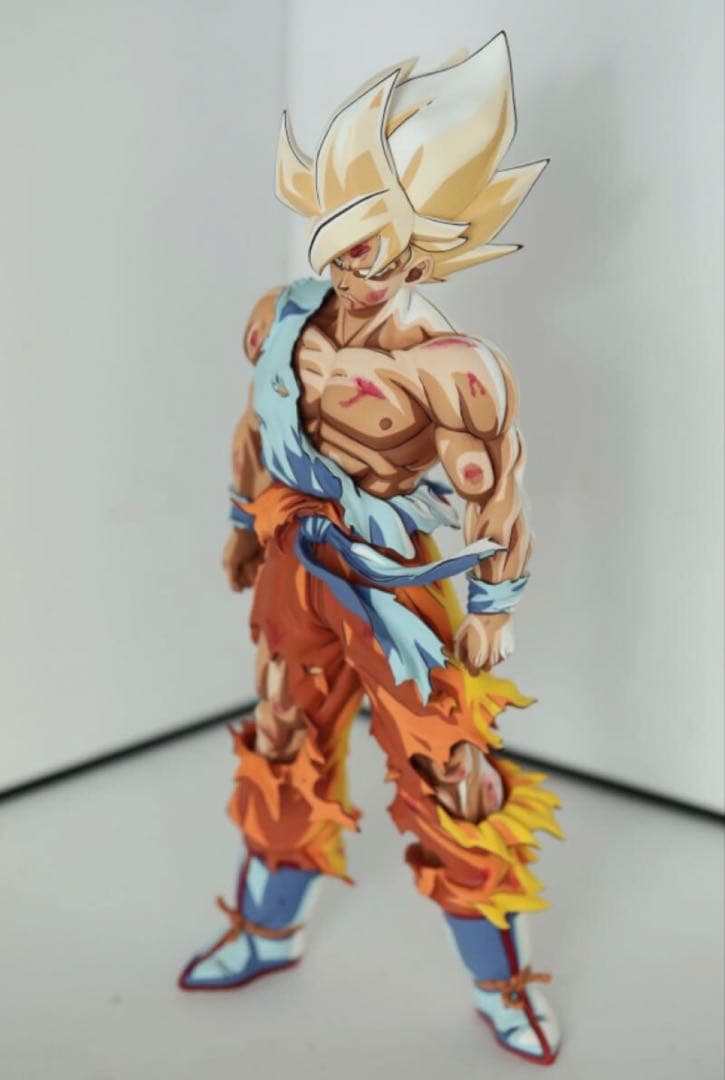 ドラゴンボールSMSP サイズ 伝説の超サイヤ人 孫悟空 リペイント 二