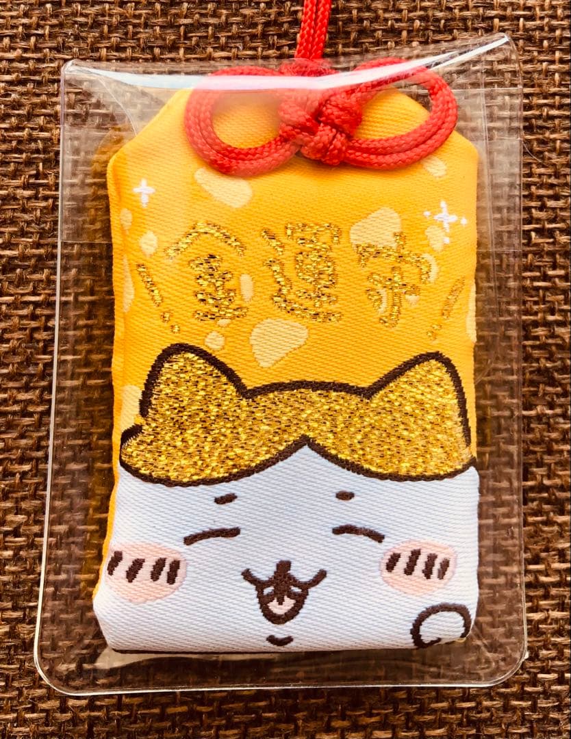 最終価格】ちいかわ お守り ハチワレ 金運守り おまもり ♪ - メルカリ