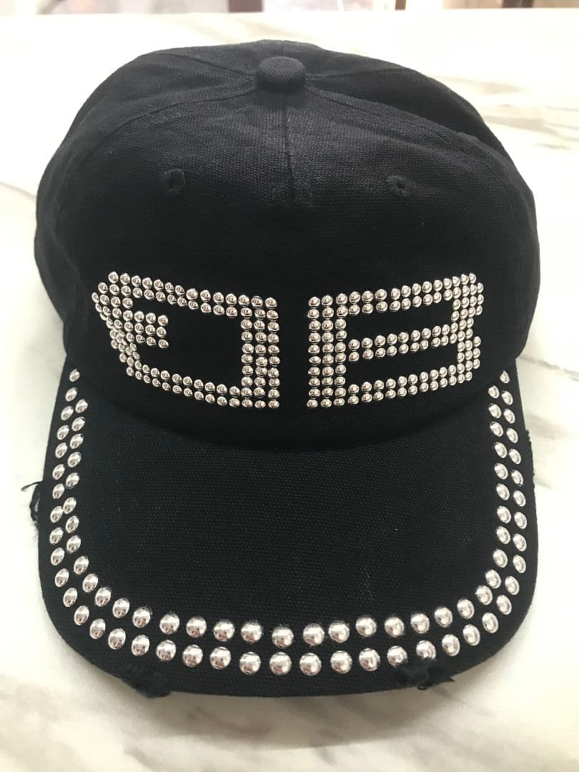 未使用 BEEDEN BD STUDS DAMAGE CAP BLACK #55