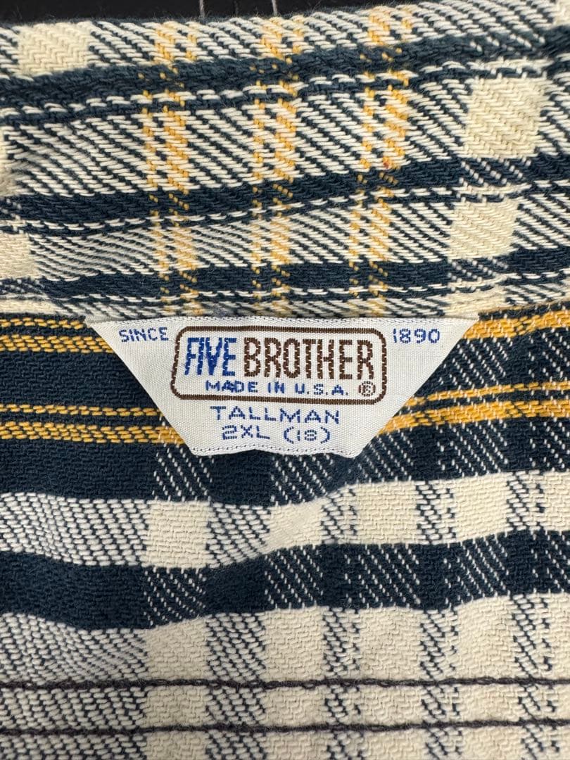 希少カラー・USA製】 Five Brother 三角タグ 80s ヘビネル - メルカリ