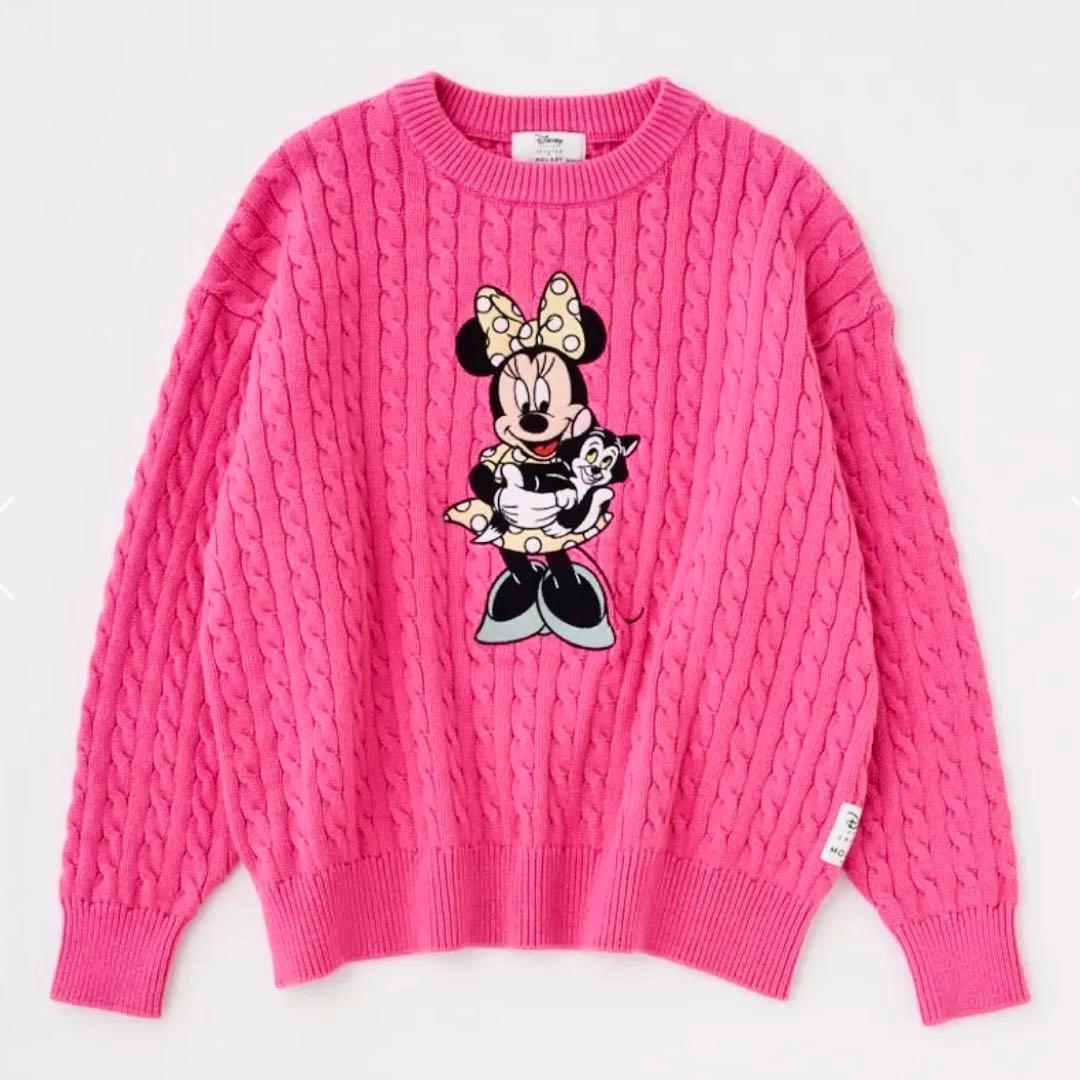 MOUSSY×Disney MD CABLE ニット / MINNIE - メルカリ