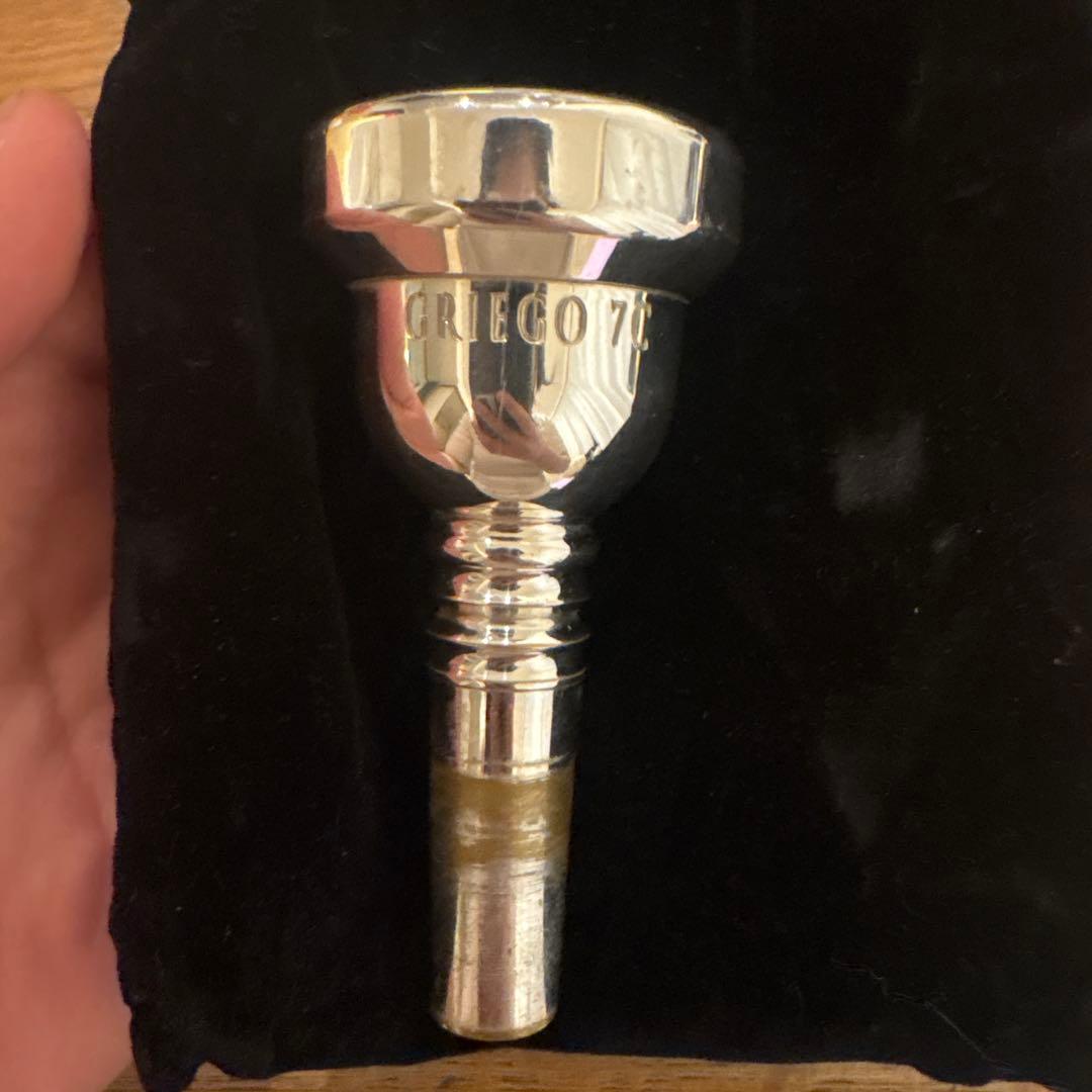 GRIEGO トロンボーンマウスピース 専用ケース付き