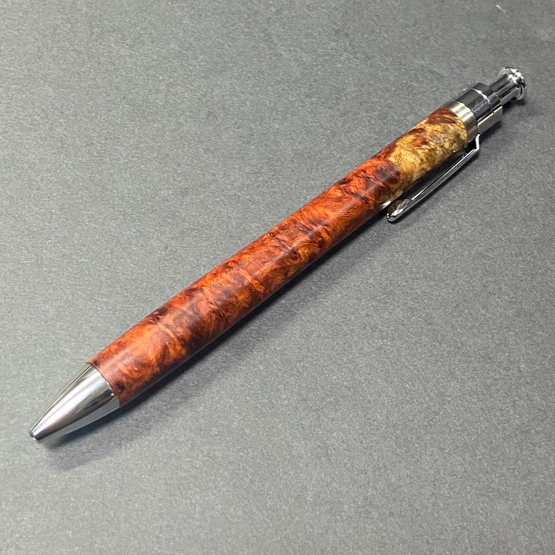 工房楔 ルーチェペン 花梨紅白(こぶ杢) 花梨瘤 - メルカリ