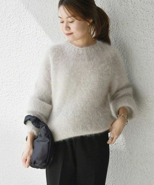 新品　SHIPS ハーレーオブスコットランド　ニット　プルオーバー