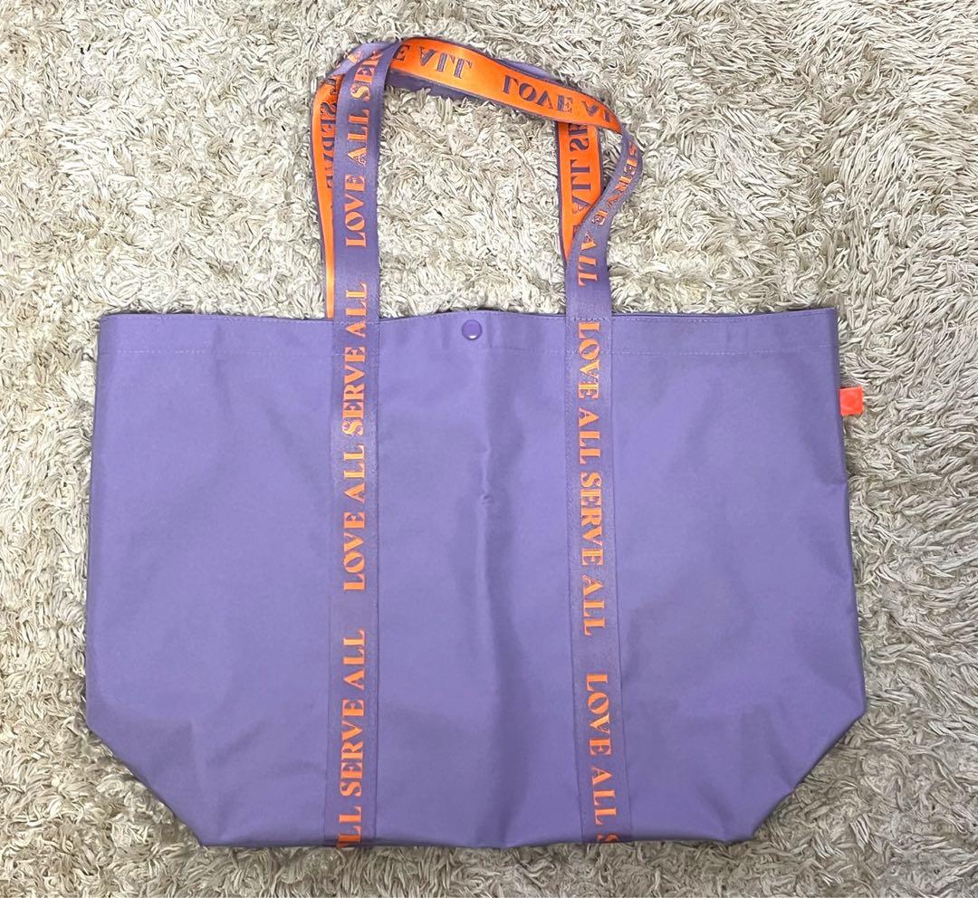 藤井風 LOVE ALL SERVE ALL トートバッグ 紫 - メルカリ