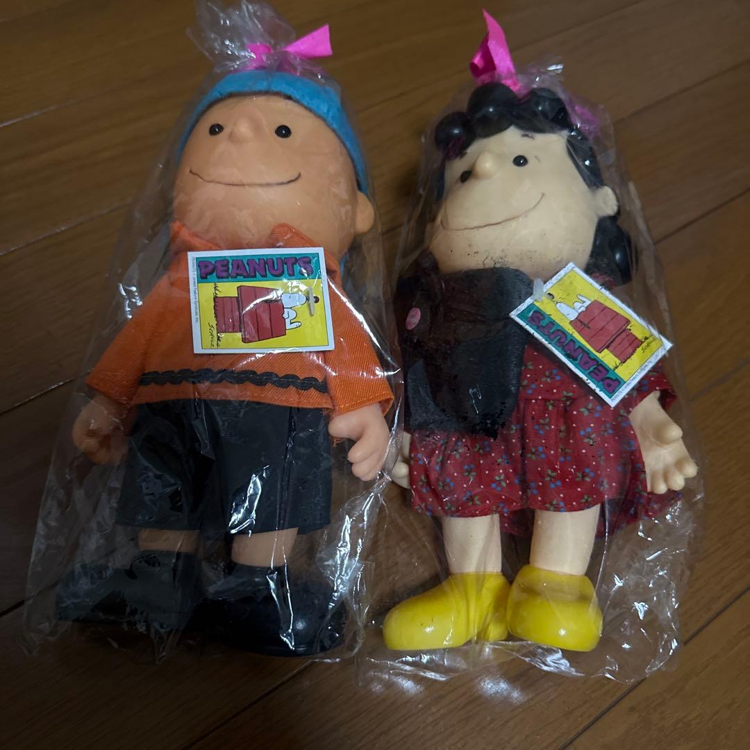 【ビンテージ】PEANUTS ピーナッツ ソフビ プラスチック ドール 人形