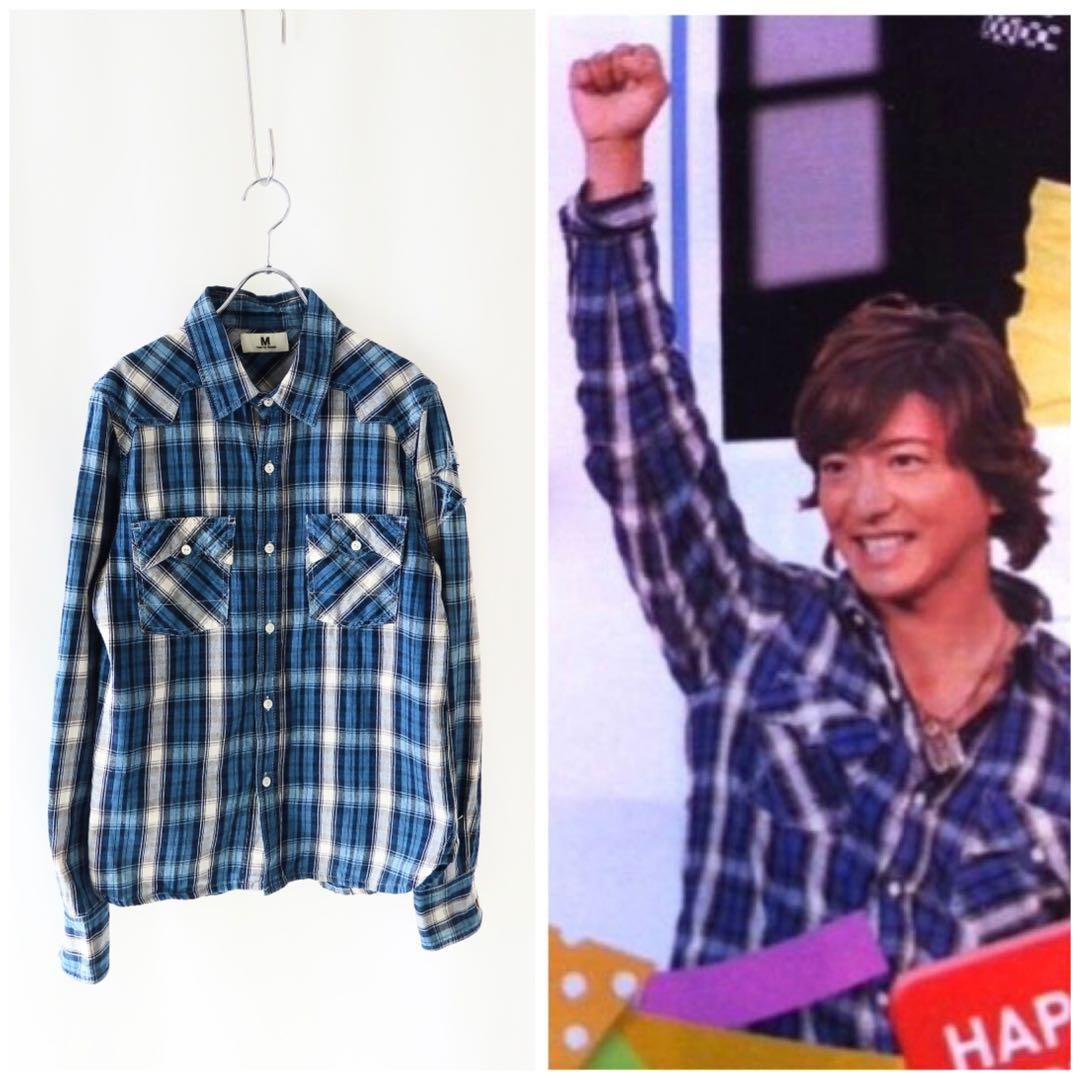 美品 M THANK YOU FRIENDS チェックネルシャツ S キムタク - メルカリ