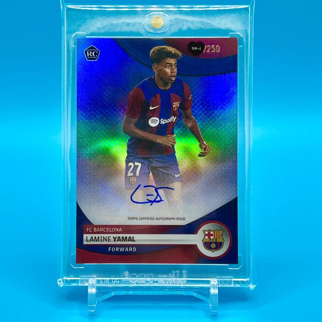 Topps LAMINE YAMAL RC ヤマル 直筆サイン 世界250枚限定 - メルカリ