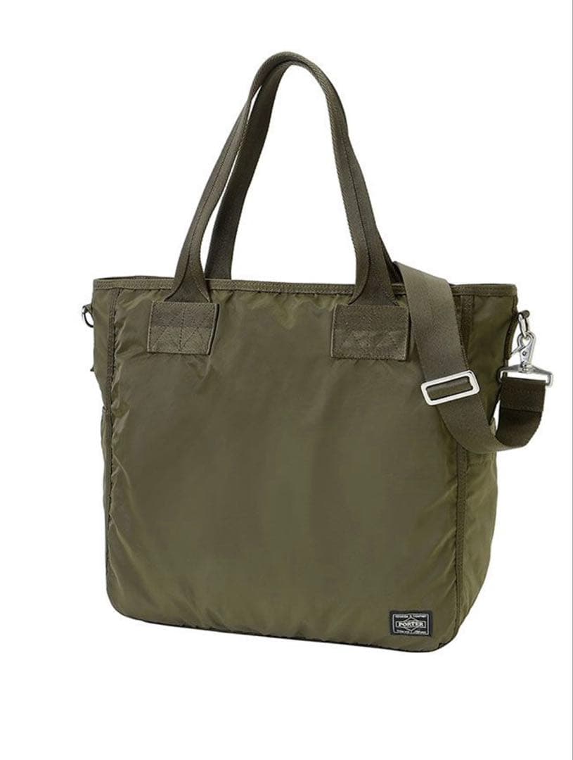 吉田カバン　PORTER　ポーター　フレーム　トートバッグ オリーブ色 2way