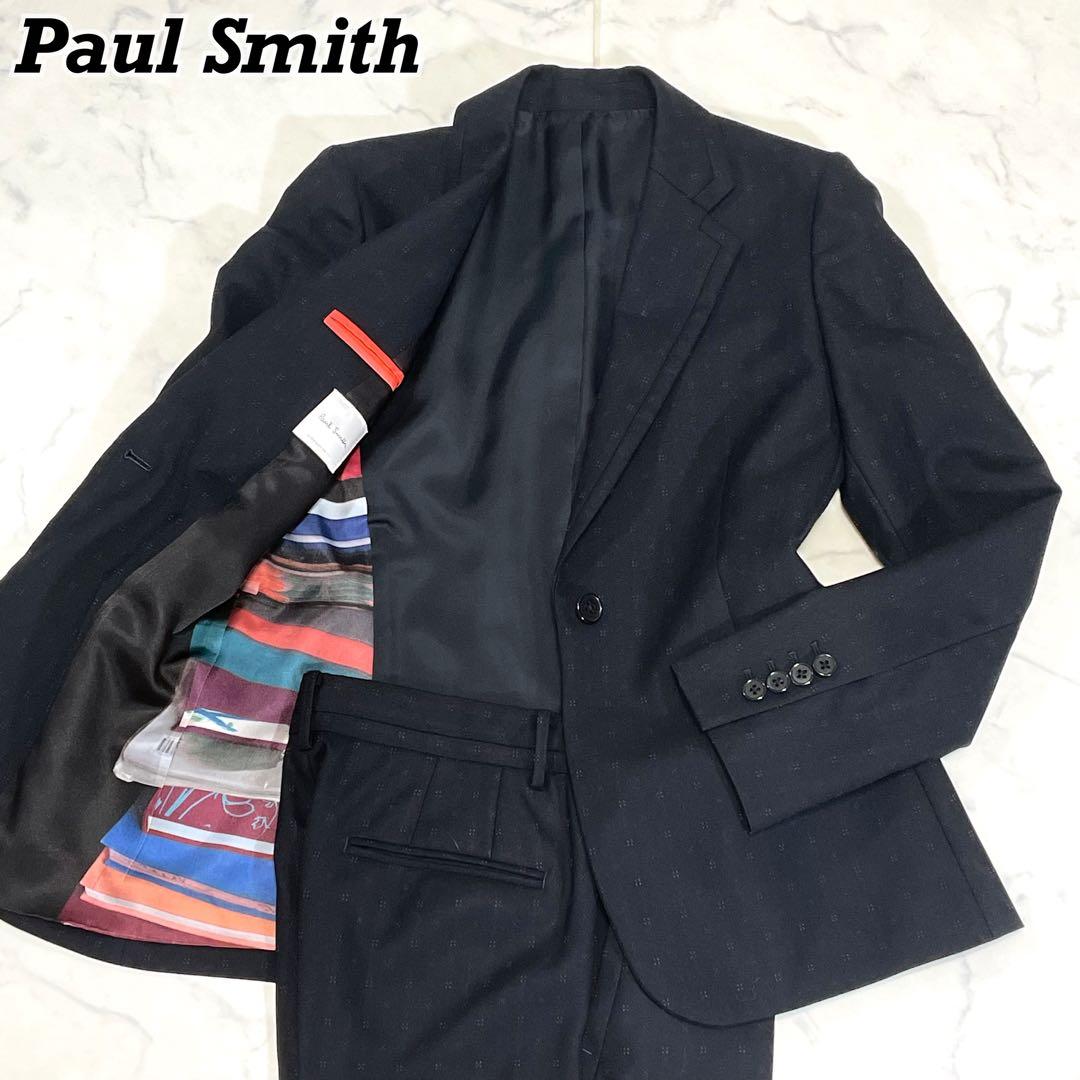 現行✨ Paul Smith パンツスーツ セットアップ 裏地総柄 本切羽 38