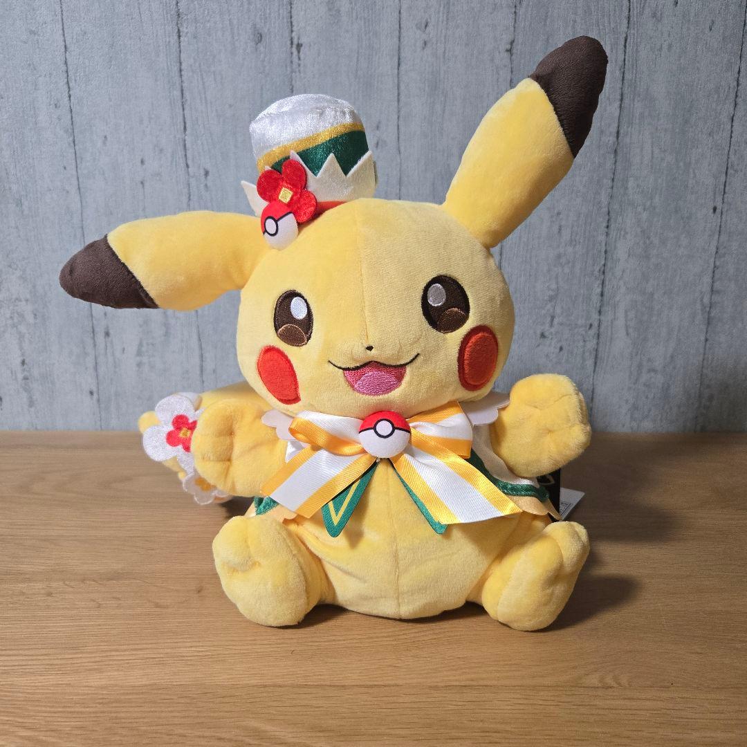 新品】ポケパーク カントー ぬいぐるみ パペット ピカチュウ
