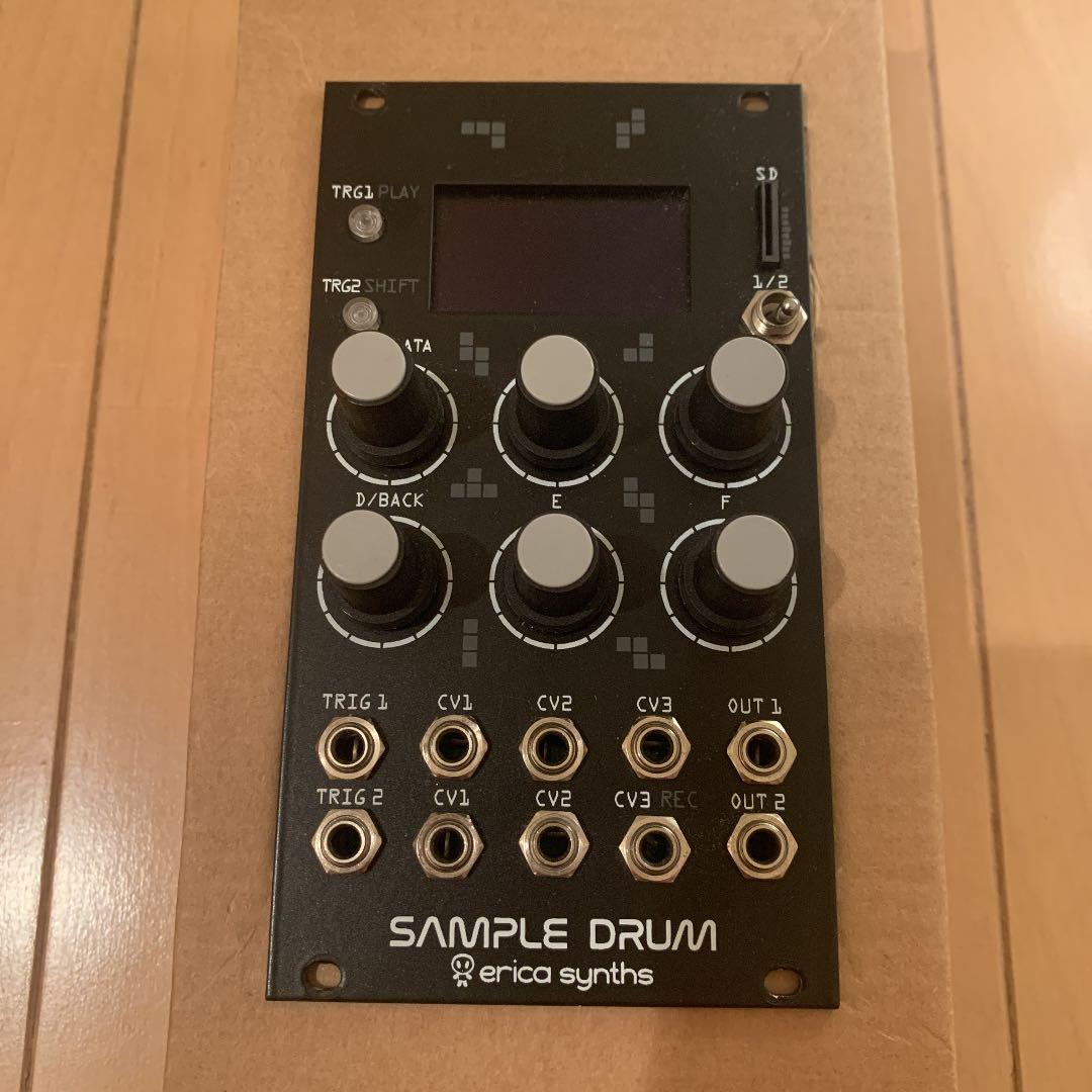Erica Synths Sample Drum ユーロラック モジュラーシンセ
