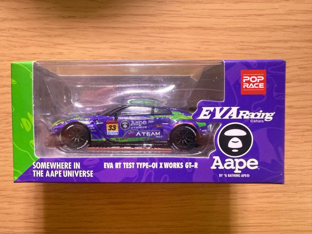 MINI GTポップレース1/64AAPE EVA Racing GTR R35