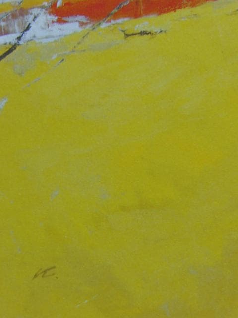 岡田菊恵、道、希少な画集より、新品高級額・額装付、状態良好