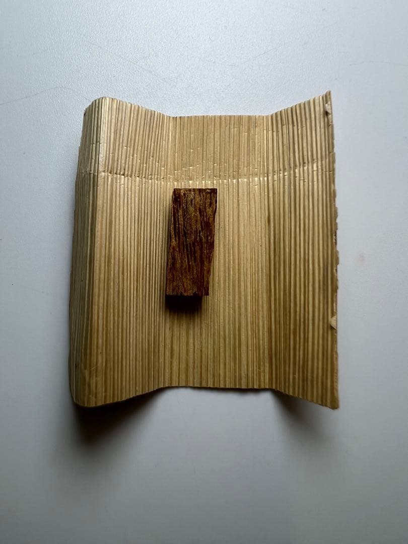 古渡命銘木 百二十種名香　伽羅　銘【芙蓉】0.248g 香木/お香/沈香/伽羅