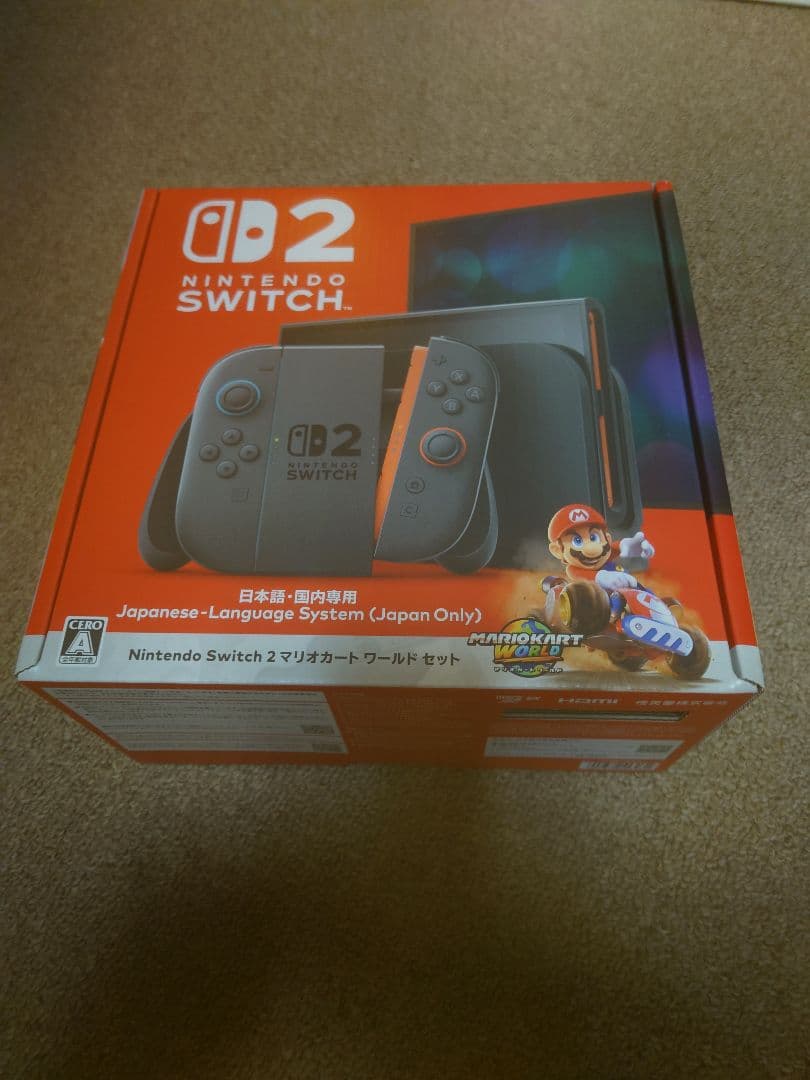 新品未使用　Nintendo Switch 2　マリオカートセット Nintendo Switch 【セット商品】【即日出荷・新品】Nintendo Switch2