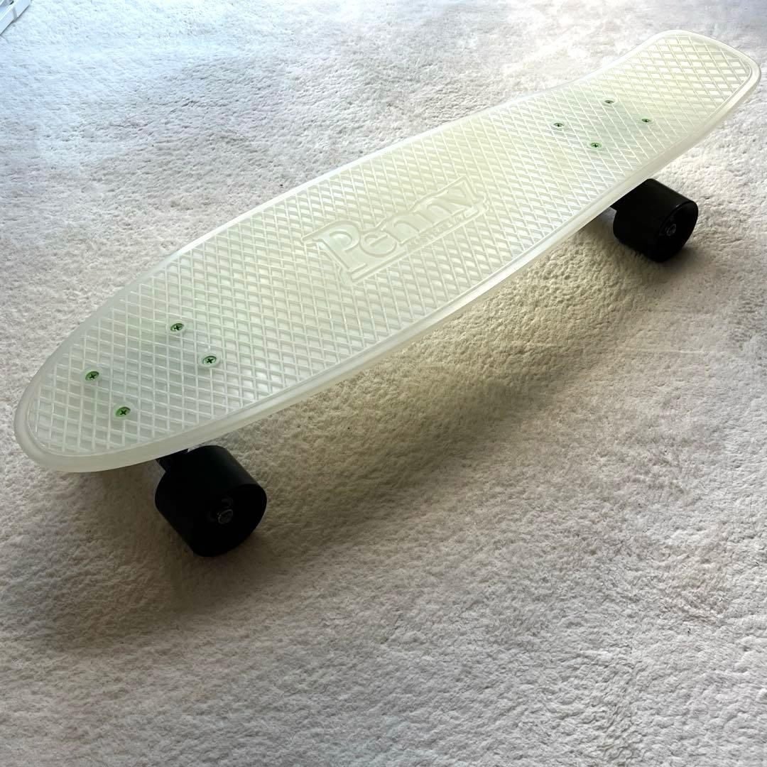 Penny ペニー スケートボード クリア 蓄光 22インチ - メルカリ