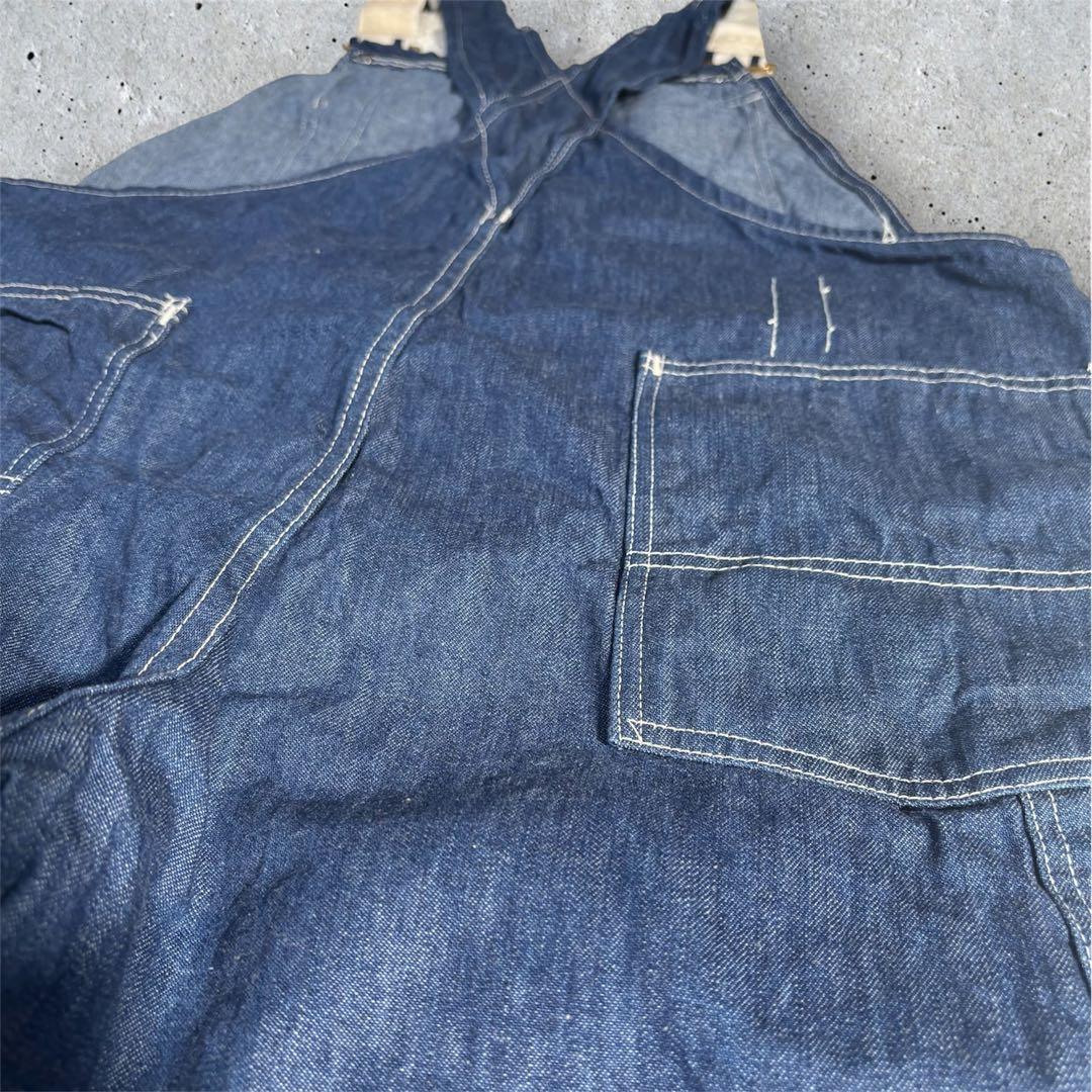 極美品 ビンテージ CARTER'S ガチャポケ 耳付 デニム オーバーオール