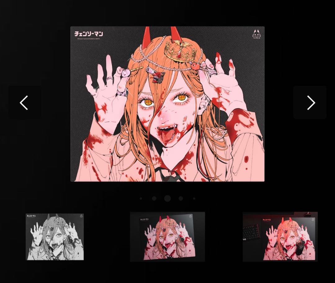 キーボード CHAINSAW MAN - LUNAR SPEED Glass Pad