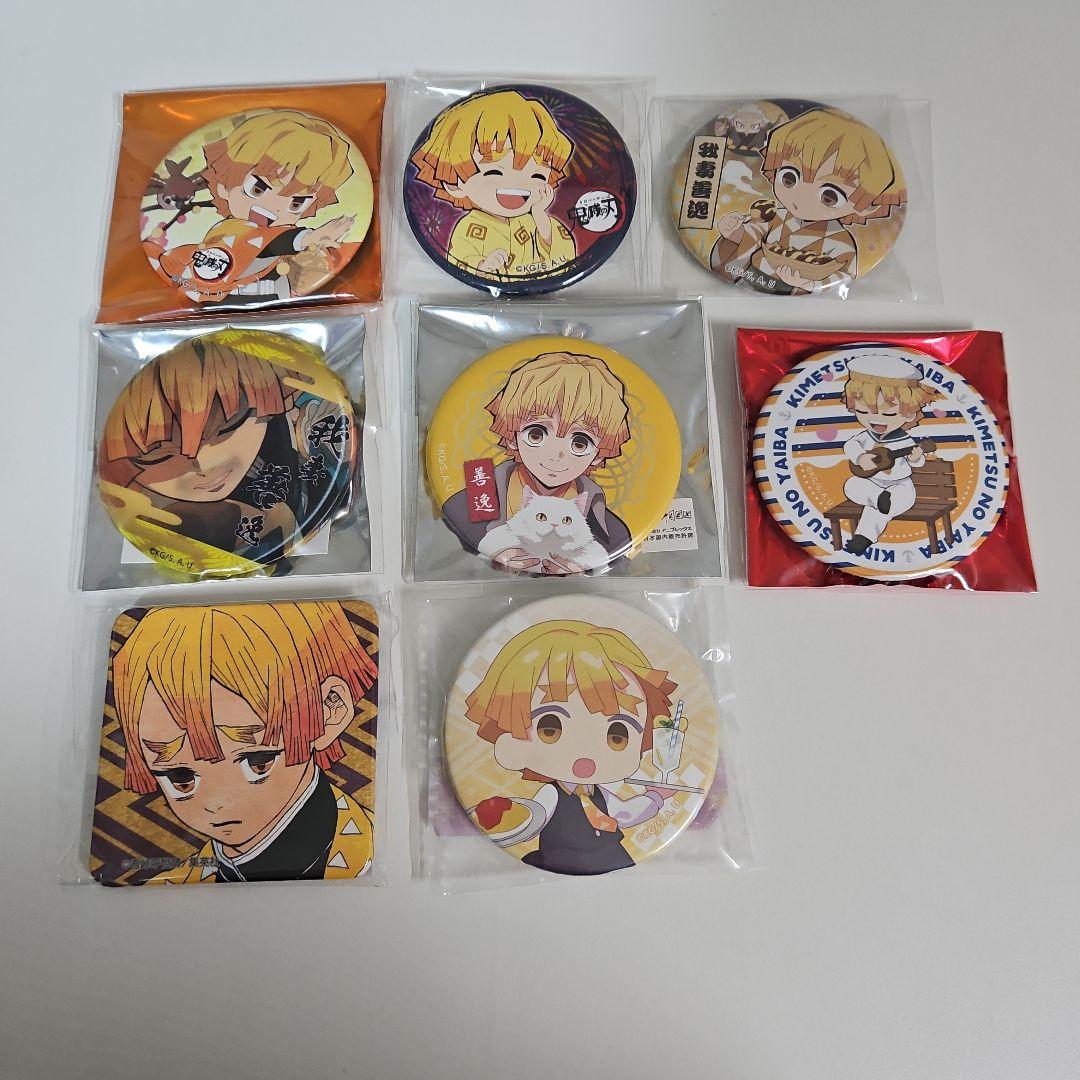 鬼滅の刃 善逸 缶バッジ 節分 夏祭り ナンジャラグーナ スイパラ 原作