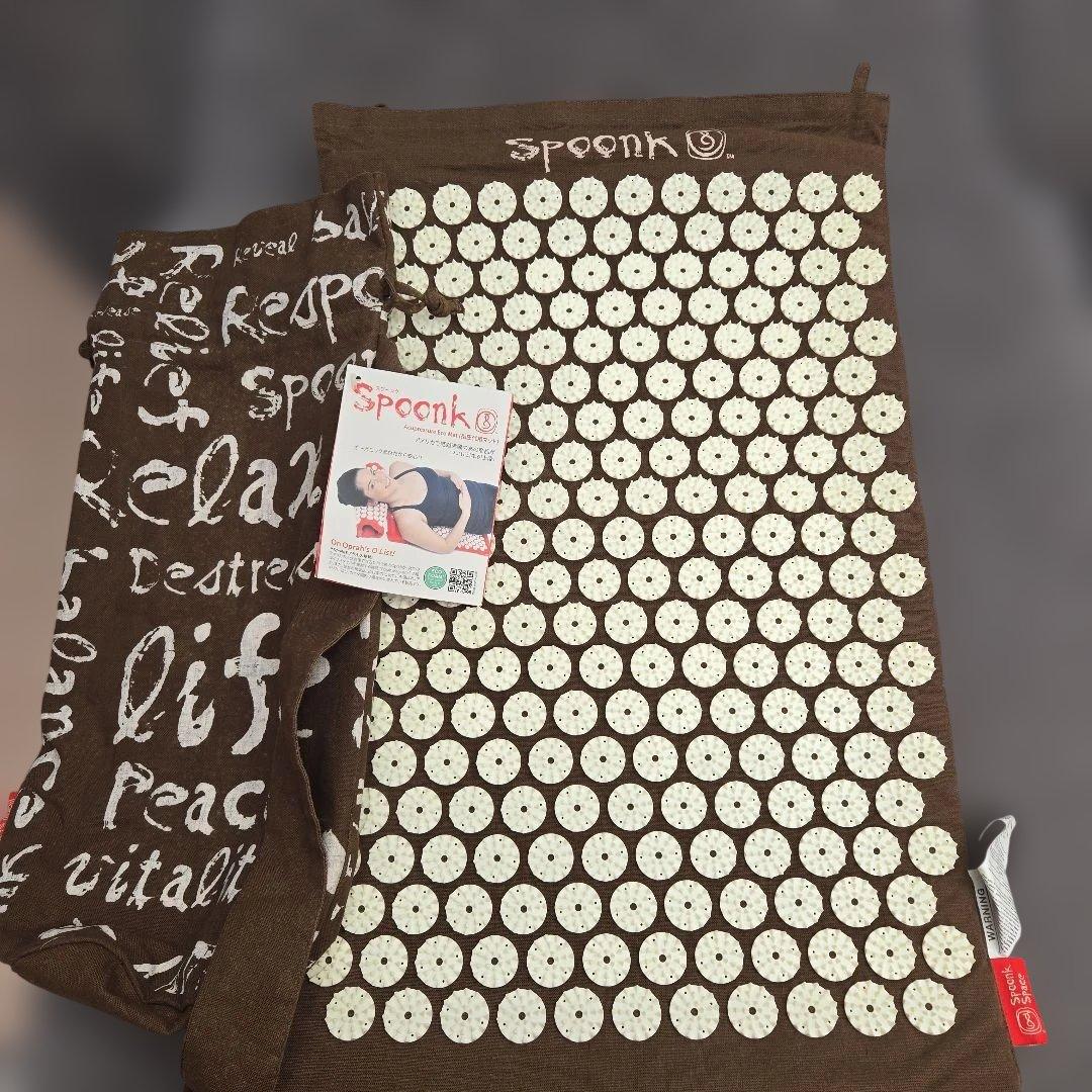 spoonk マッサージマット ブラウン 麻・綿 Amazon.com: Spoonk: Spoonk acupressure mat in organic hemp