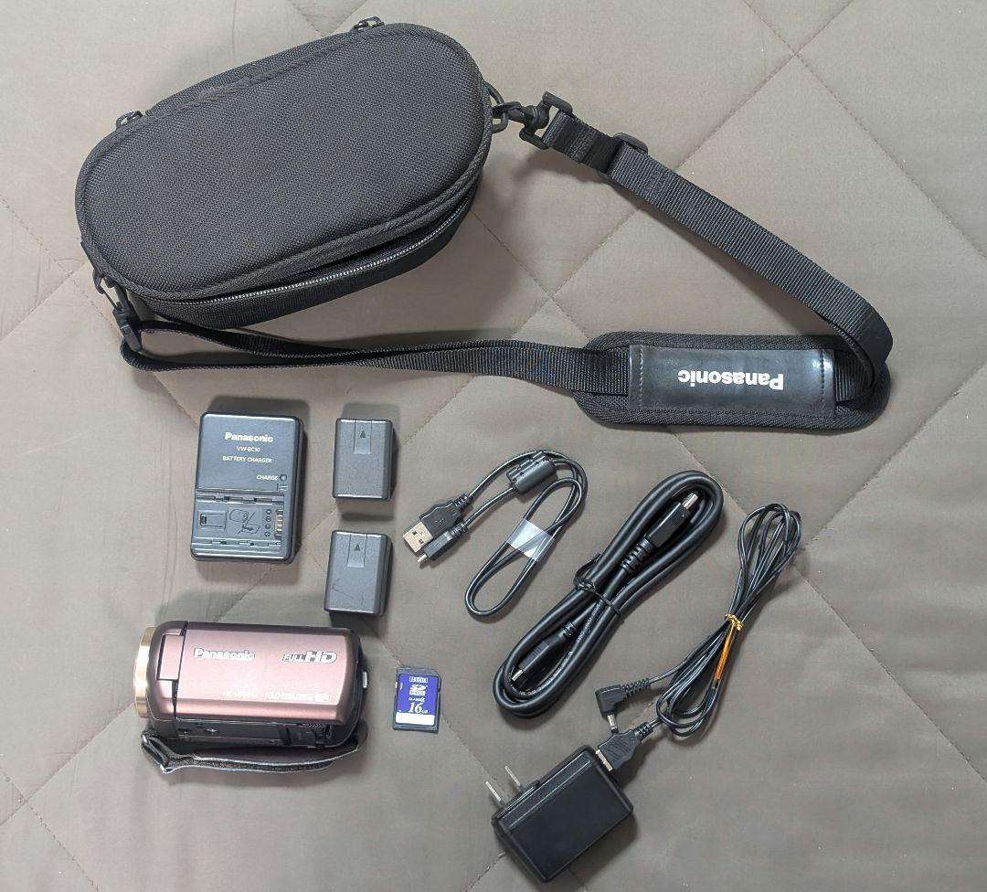 【中古】Panasonic ビデオカメラ HC-V550M（動作確認済み）