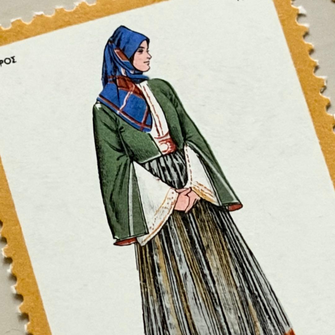 外国切手40枚（ギリシャ：民族衣装） - メルカリ