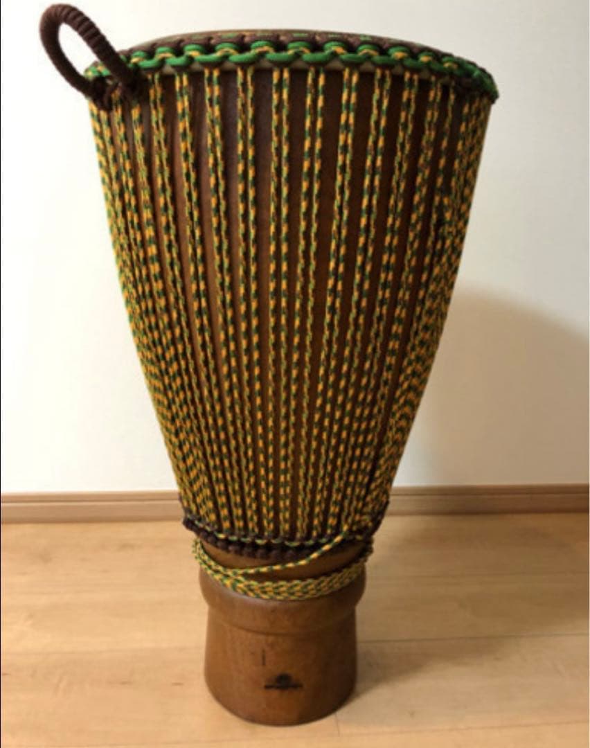 【引取りのみ（大阪市）】カンガバ製のブガラブー（ベースジェンベ、ケース付）