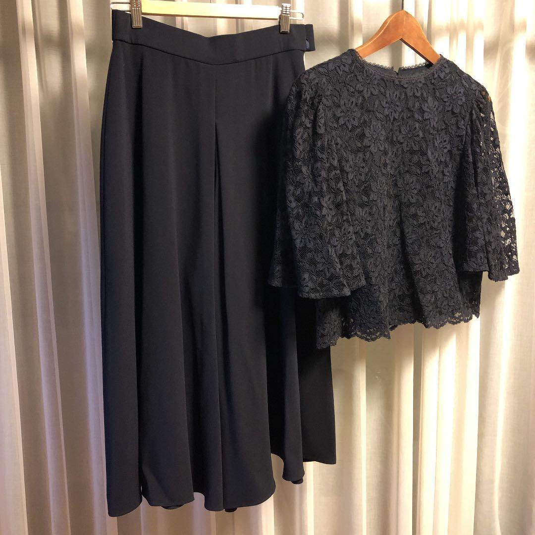 新品 未使用 組曲のフォーマルレースドレス  ワイドパンツ 未使用