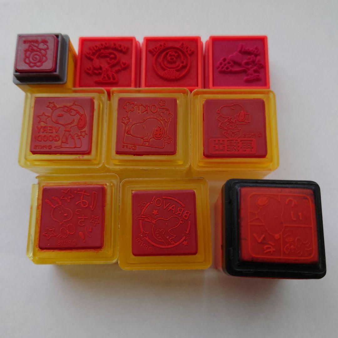 SNOOPY スヌーピー 浸透印 スタンプ 10個セット - メルカリ