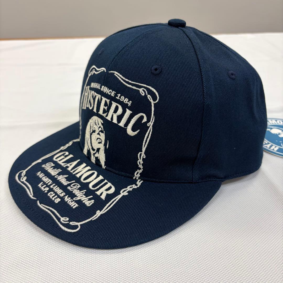 HYSTERIC GLAMOUR/ヒステリックグラマー ネイビーキャップ - メルカリ