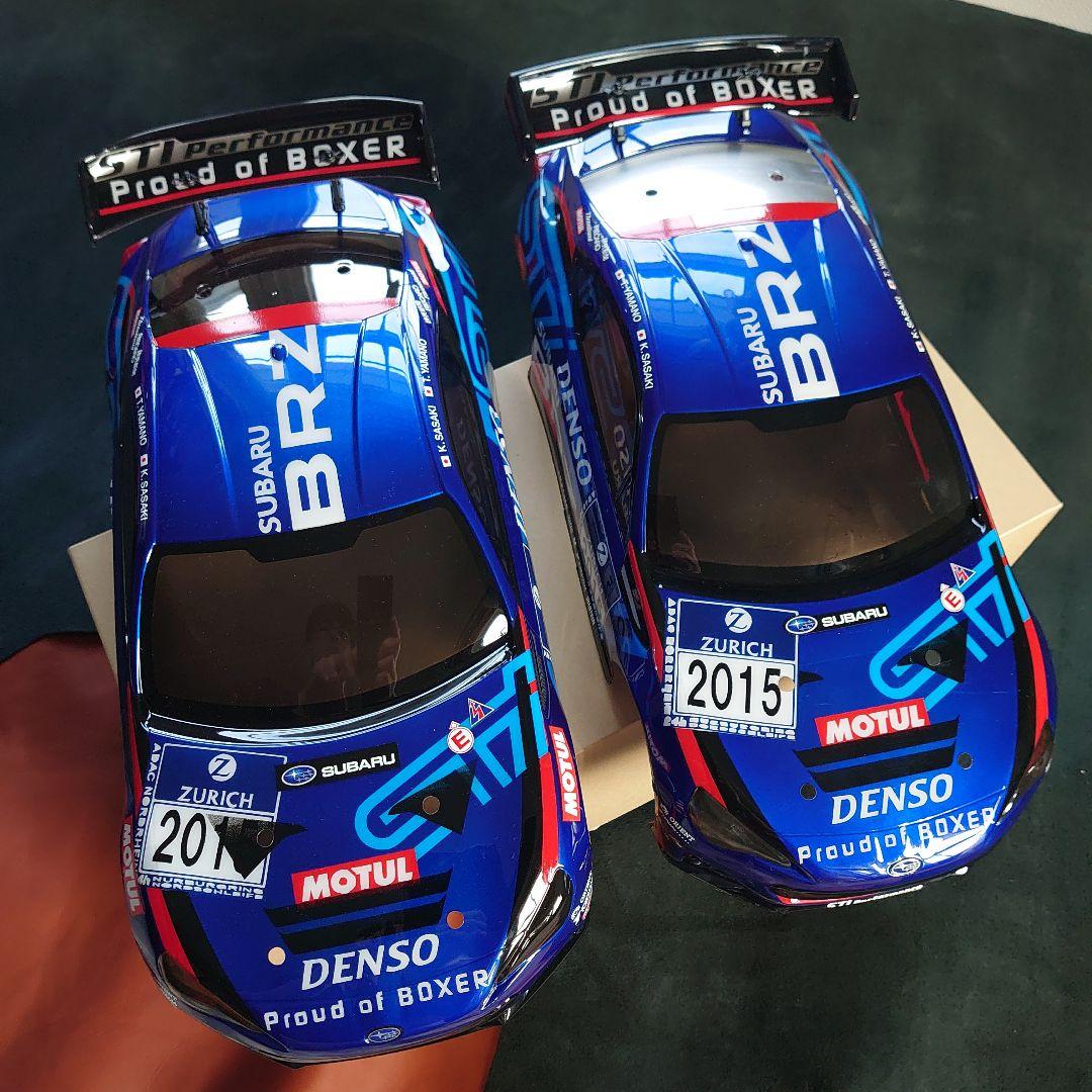 タミヤ1/10RCスバルBRZ スペアボディセット オリジナルペイント2台セット