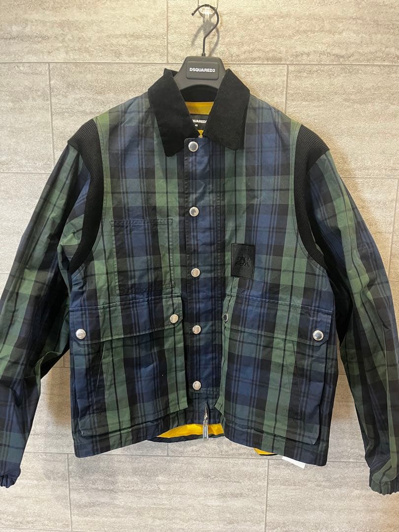 DSQUARED2チェック柄カジュアルジャケット - メルカリ