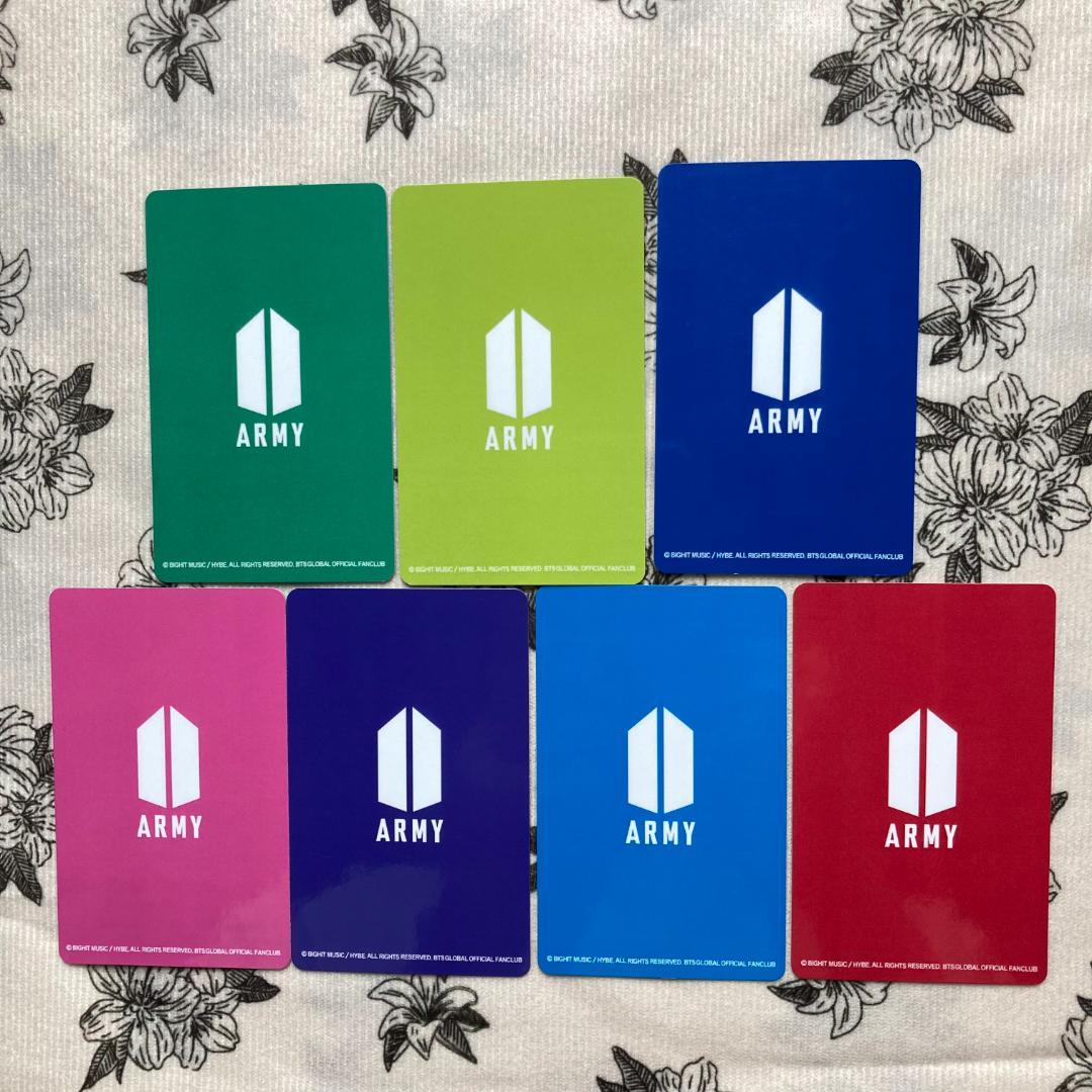 BTS JPFCファンクラブ会報アンケートトレカ7枚 - メルカリ