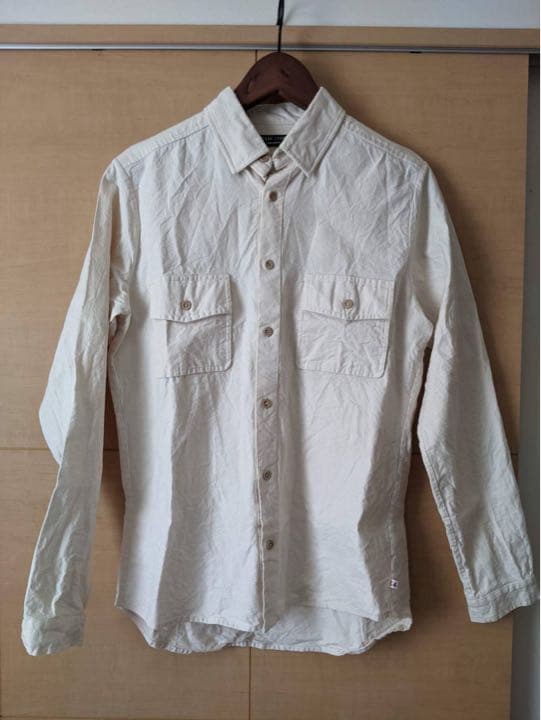 サイズS フランクリーダー ベッドリネンシャツ FRANK LEDER