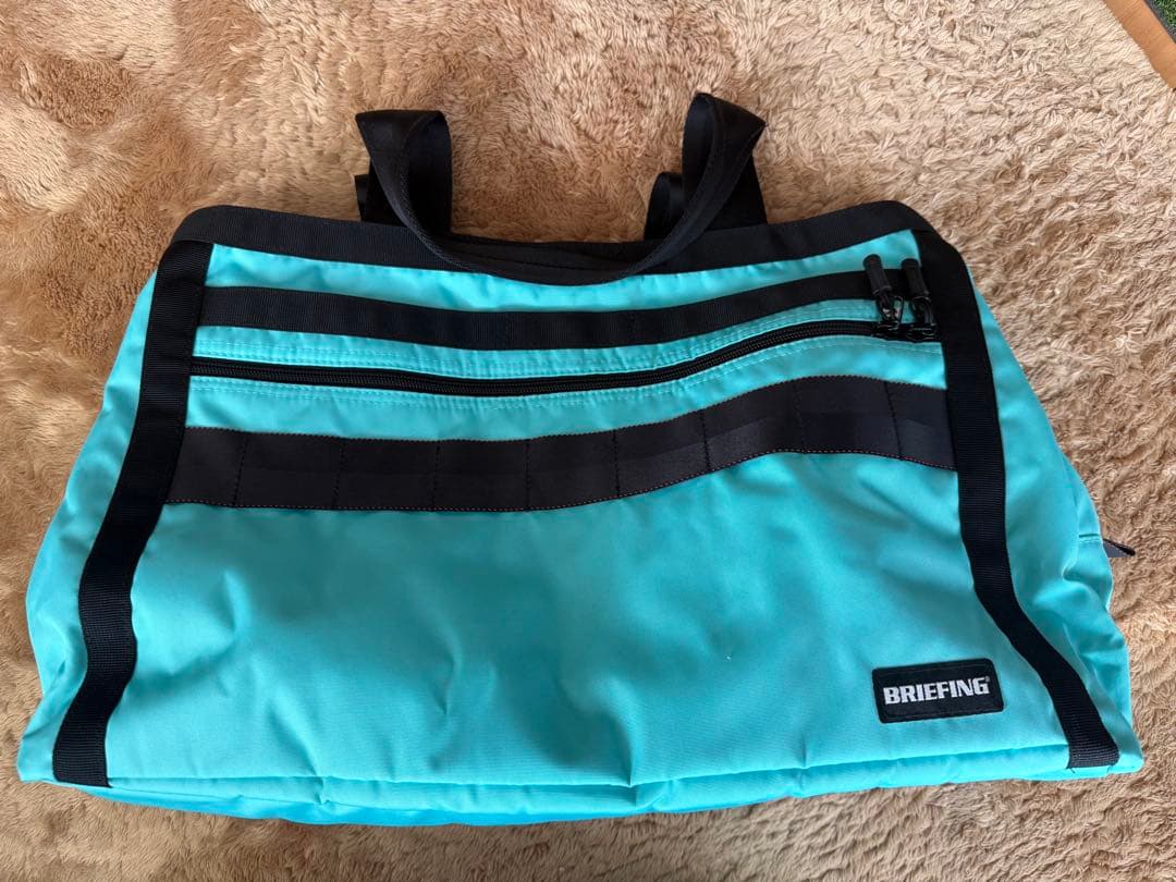 ブリーフィング トートバッグ ターコイズ限定❗️ゴルフ