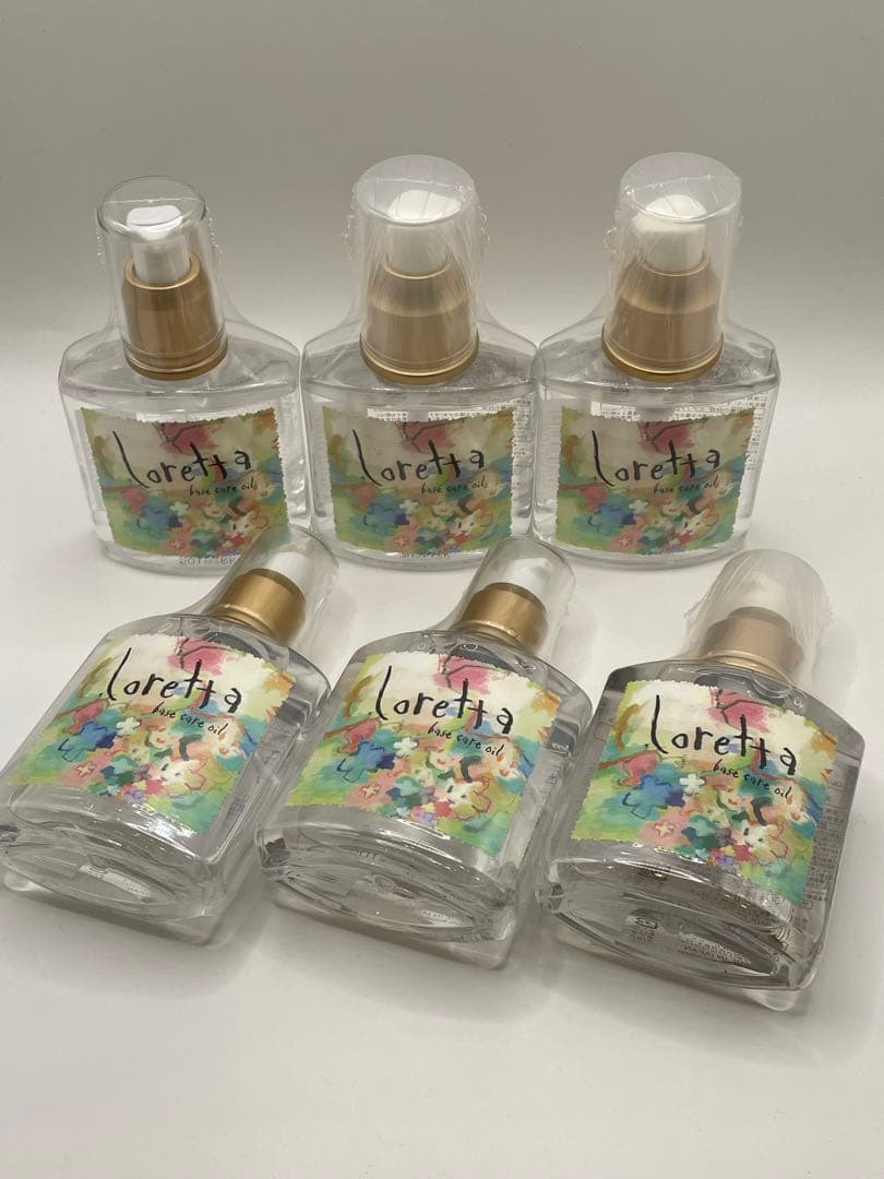 ロレッタベースケアオイル6個セット ロレッタ ベースケアオイル ヘアオイル 洗い流さないトリートメント