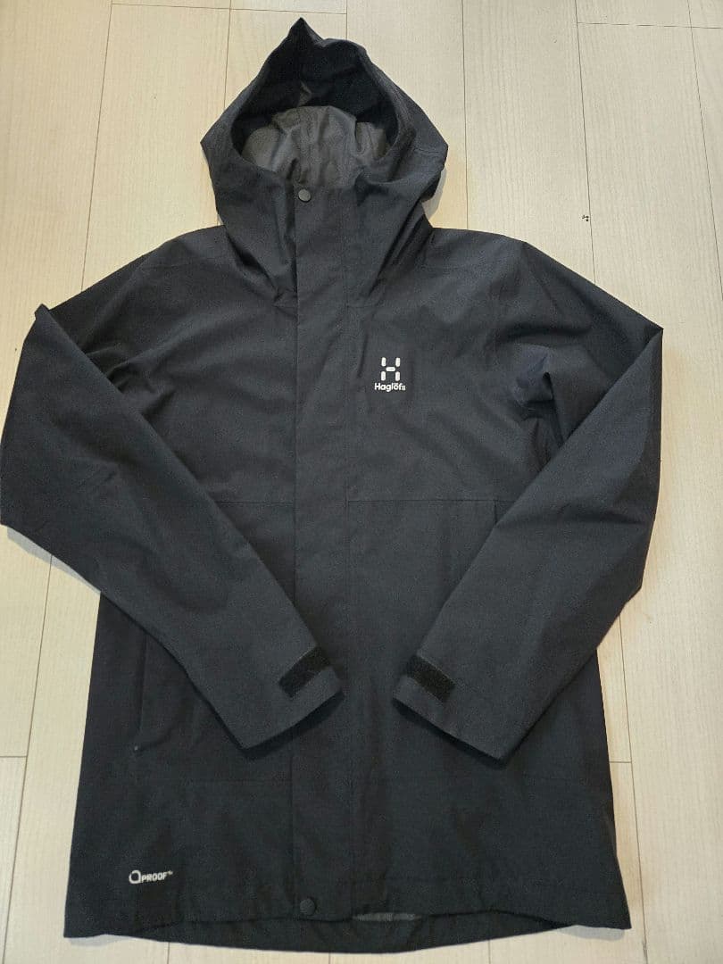 Haglöfs ブラック マウンテンパーカー