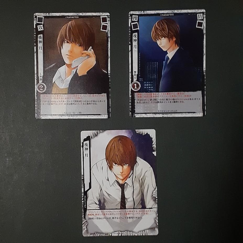 DEATHNOTE デスノート 夜神 月 1~4弾 8枚セット トレカ ライト - メルカリ