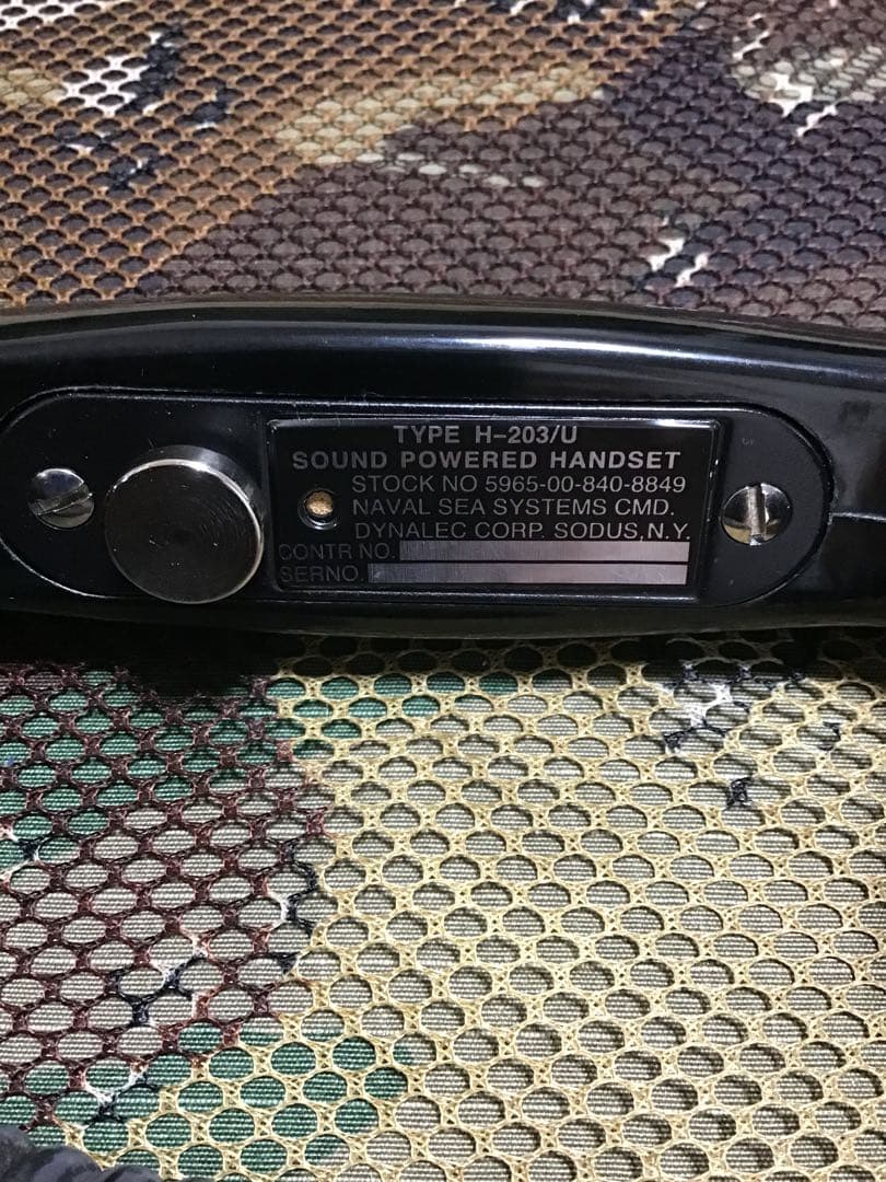 米軍放出品 DYNALEC H-203/U HANDSET新品未使用 - メルカリ