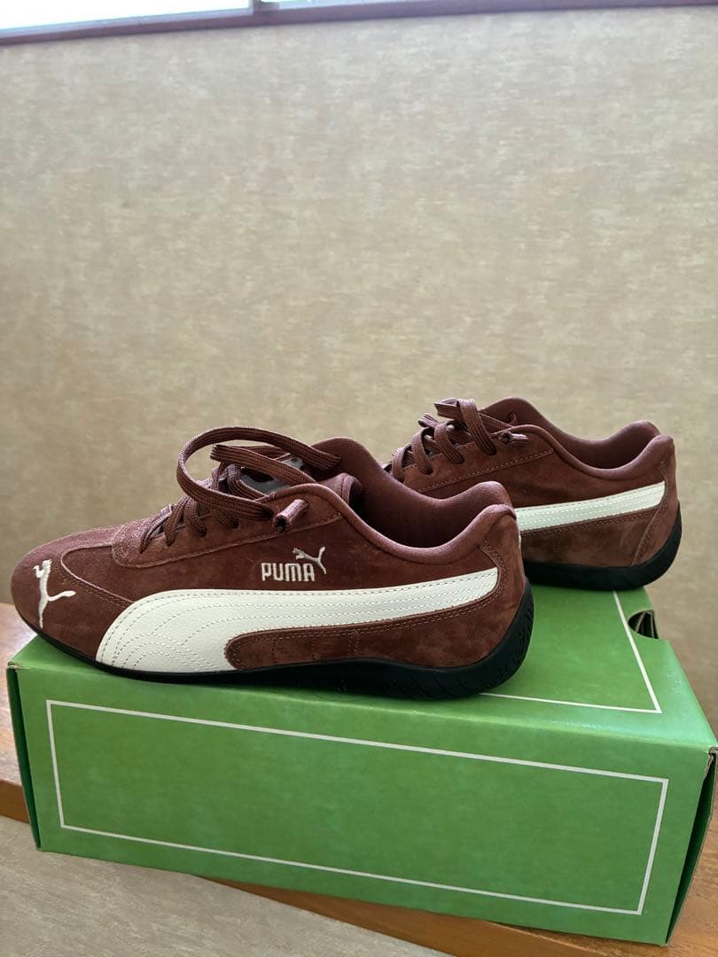ふるぎ！PUMA スピードキャット　スエード スニーカー ブラウン