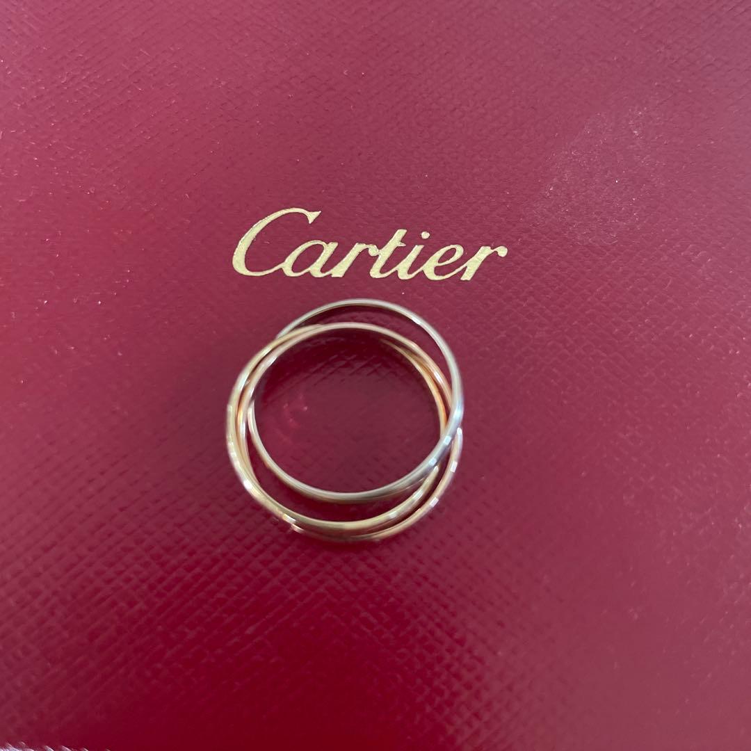Cartierカルティエ750トリニティリング3カラー3連#49
