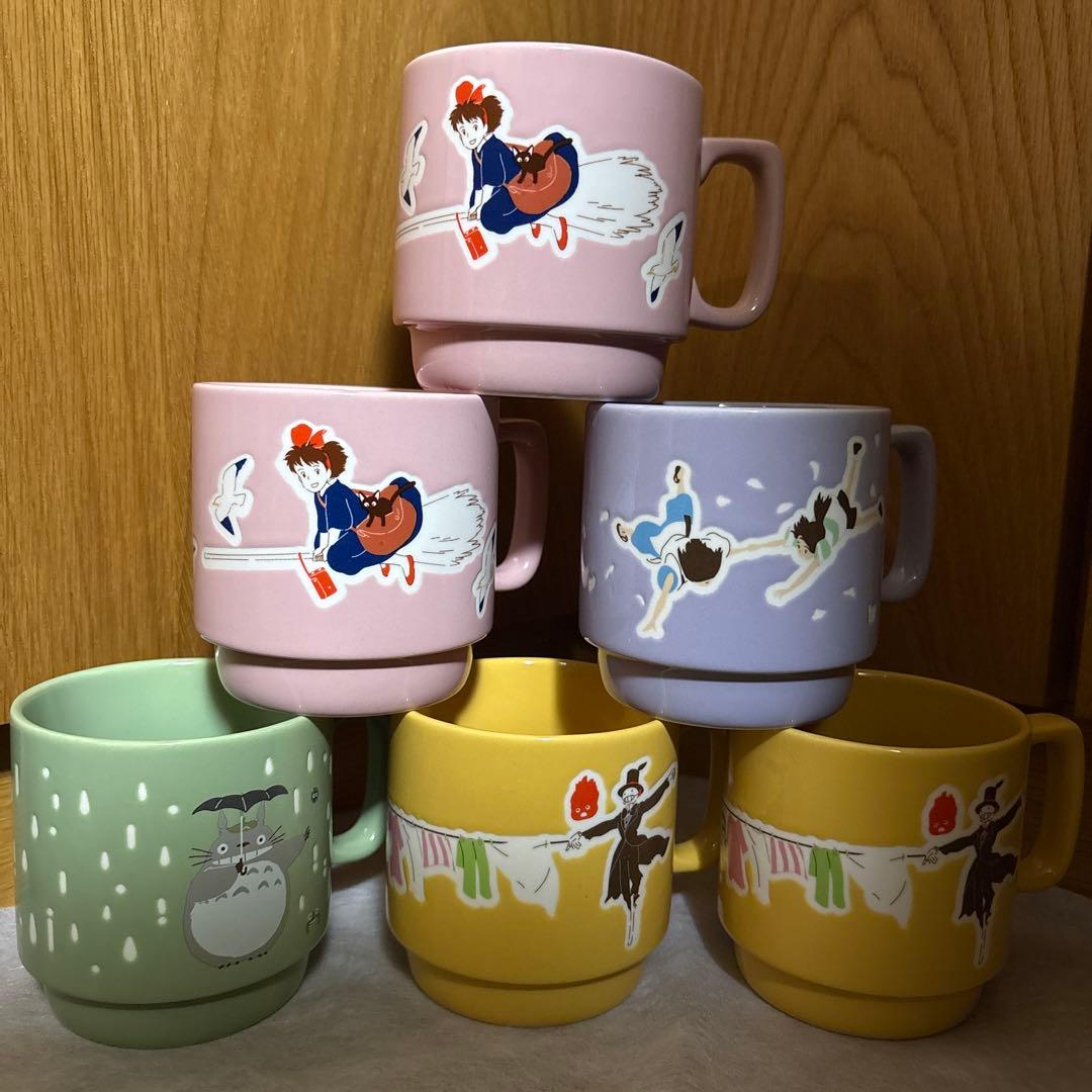 食パンちゃん ジブリ ポコポコマグカップ 6個セット