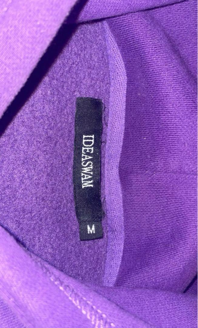 IDEASWAM パーカー 紫 イデアスワムideaswam クリーニング済み - メルカリ