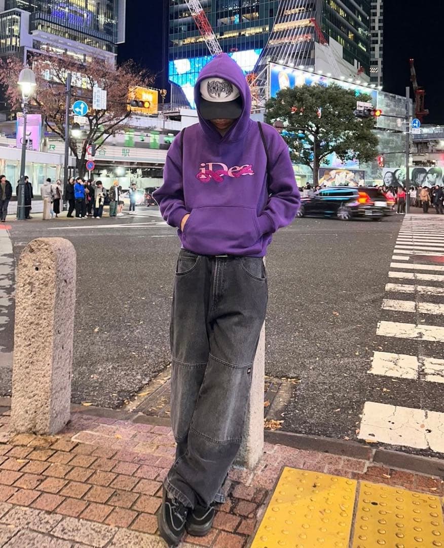 IDEASWAM パーカー 紫 イデアスワムideaswam クリーニング済み - メルカリ