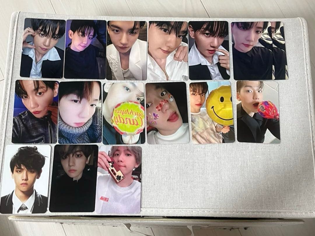 EXO ベッキョン トレカ ポストカード ポスター 新品未開封CD等 まとめ