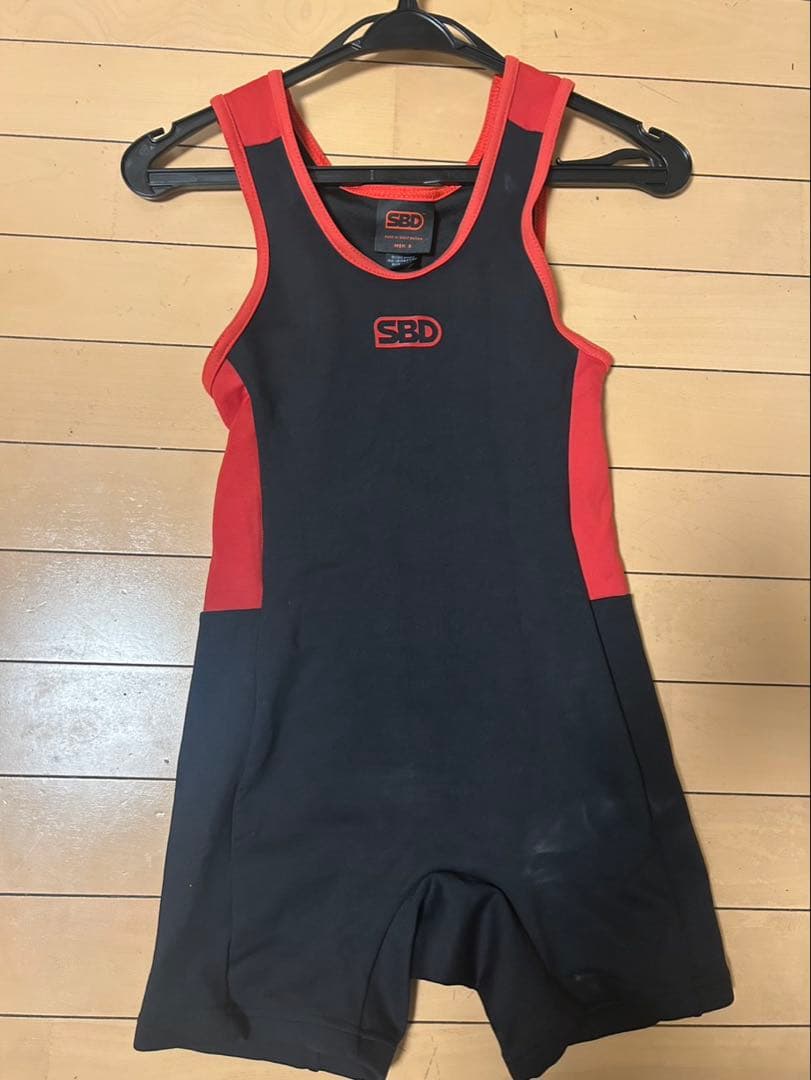 SBD パワーリフティング　シングレット　 黒/赤　サイズS メンズ Forge パワーリフティングシングレット | SBD Apparel Japan