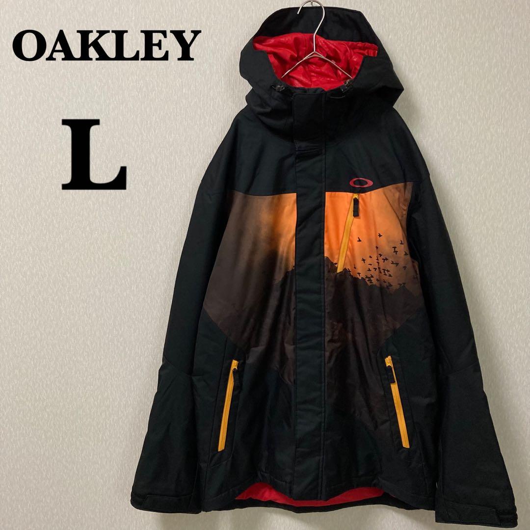 【美品】OAKLEY オークリー スノーボードウェア ジャケット ブラック L