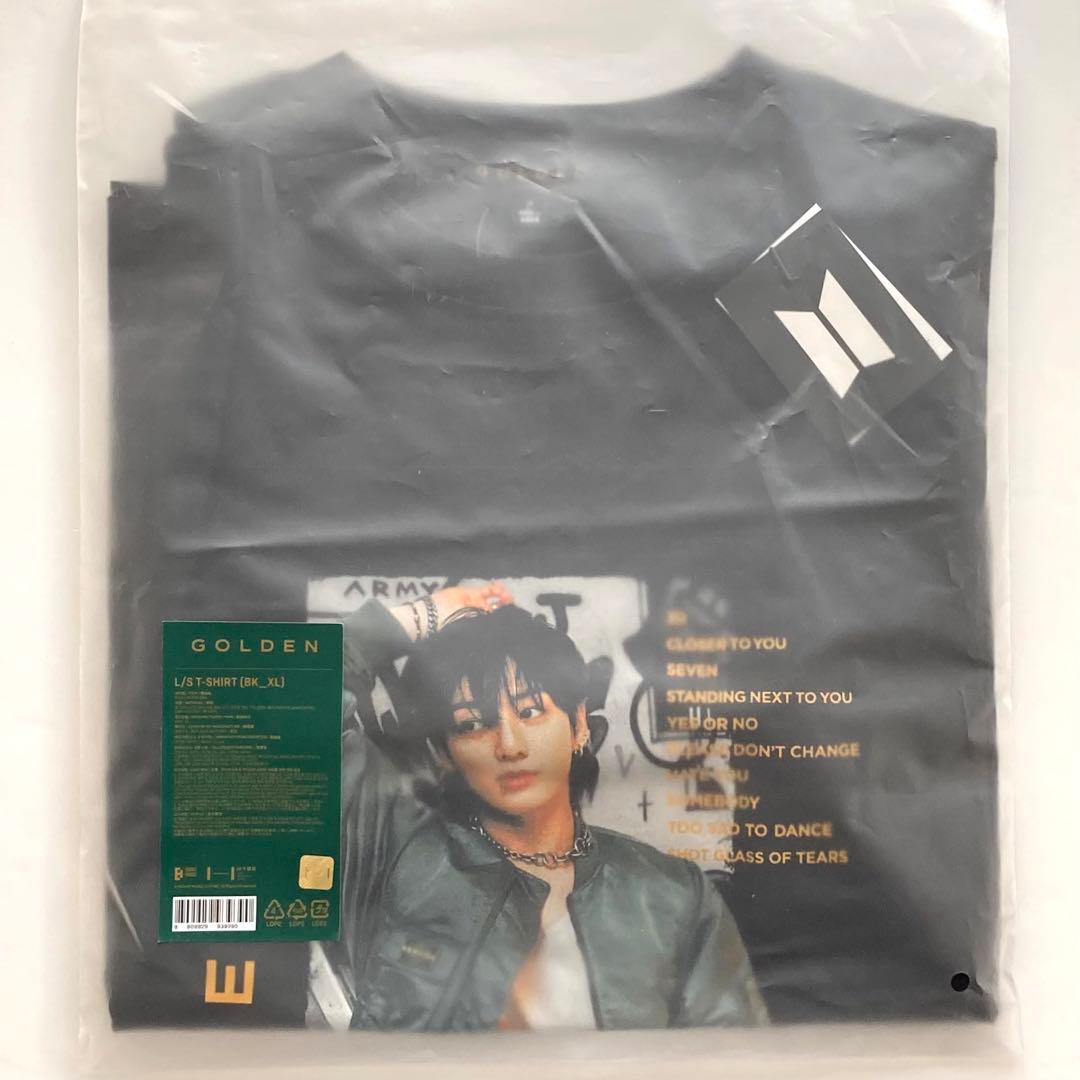 BTS GOLDEN ジョングク ロングスリーブTシャツ 未開封 - メルカリ